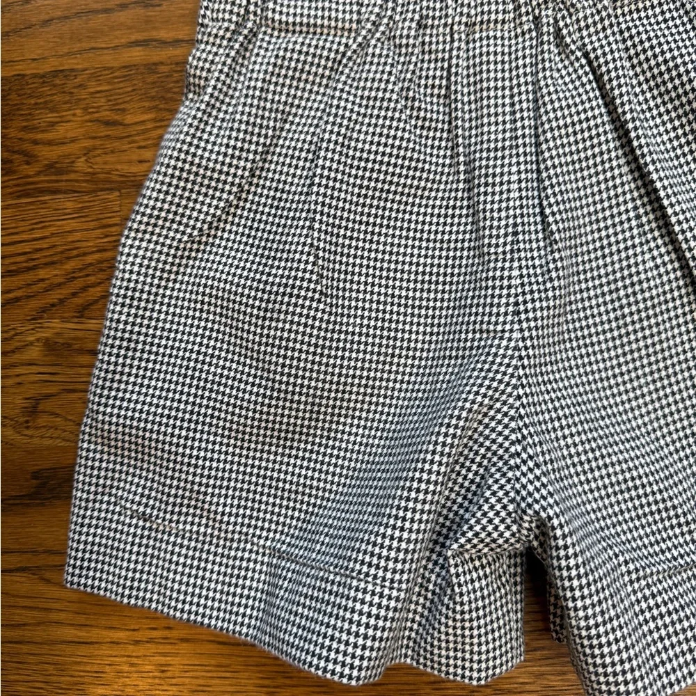 Piqué New Orleans Boys Black and White Houndstooth Checkered Pinafore Size 3